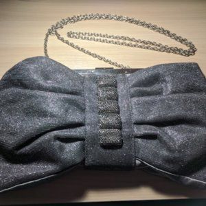 Le Jou Jou Sparkly Bow Clutch